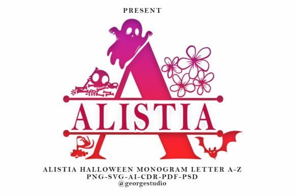 Alistia Halloween Monogram: The Perfect Creative Font for Seasonal Branding