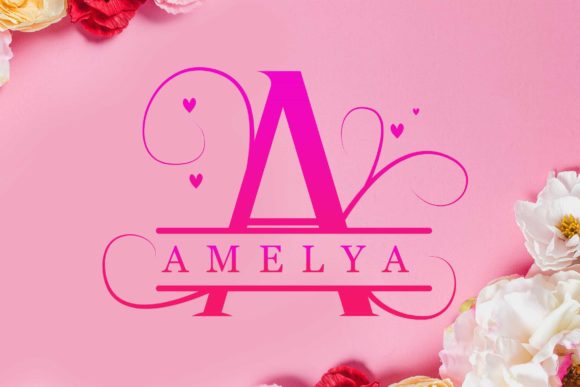 Amelya Monogram: A Creative Font for Distinctive Brand Identity