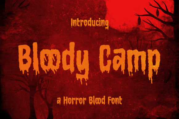 Bloody Camp: A Web Designer’s Take on Using a Scary Decorative Font