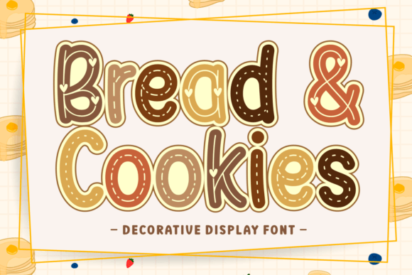 Bread Cookies Typeface: A Cheerful Decorative Font for Editorial Design