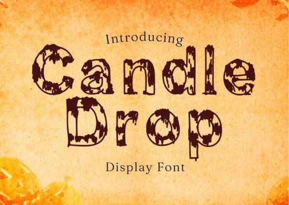 Candle Drop Typeface Review: Spooky Decorative Font for Branding