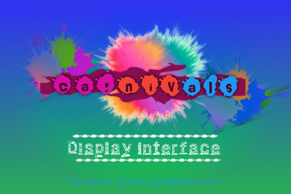 Carnivals: A Fun Creative Font for Small Business Branding