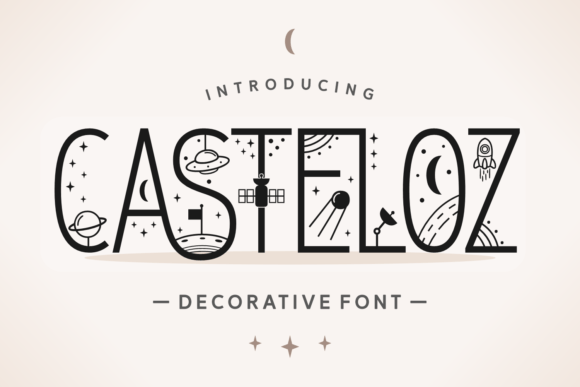 Casteloz: The Decorative Typeface for Bold Digital Campaigns
