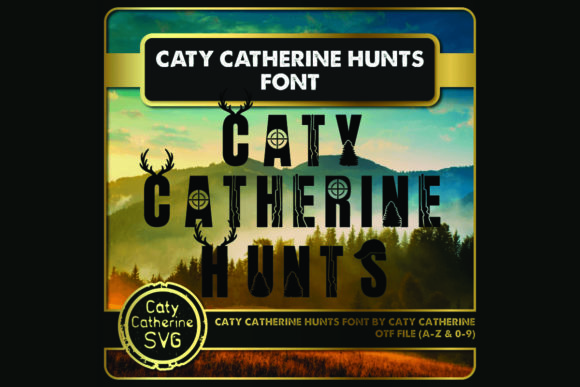 Caty Catherine Hunts: The Decorative Typeface for Campaign Clarity