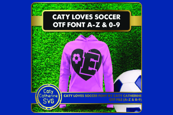 Caty Loves Soccer: A Playful Decorative Typeface for Sports Branding