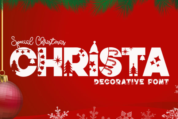 Christa: A Decorative Font for Modern Holiday Web Design