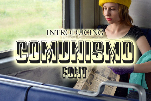 Comunismo: A 3D Decorative Typeface for Bold Brand Identities