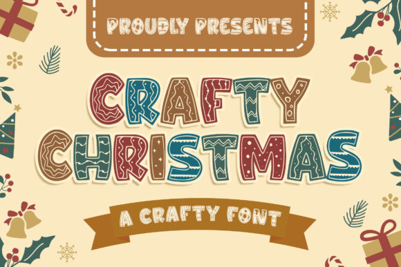 Crafty Christmas: A Decorative Typeface for Festive Editorial Design