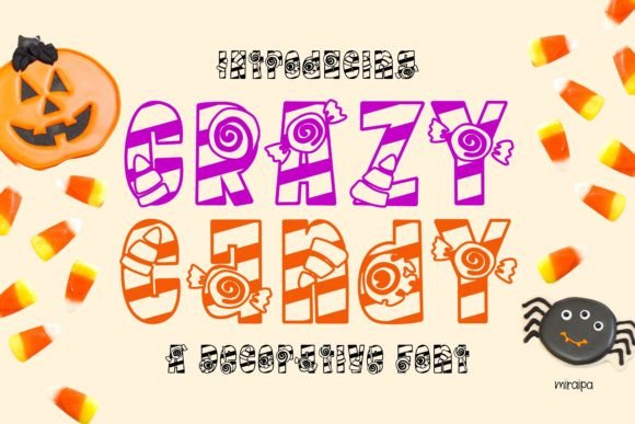 Crazy Candy: A Playful Decorative Font for Creative Publishing
