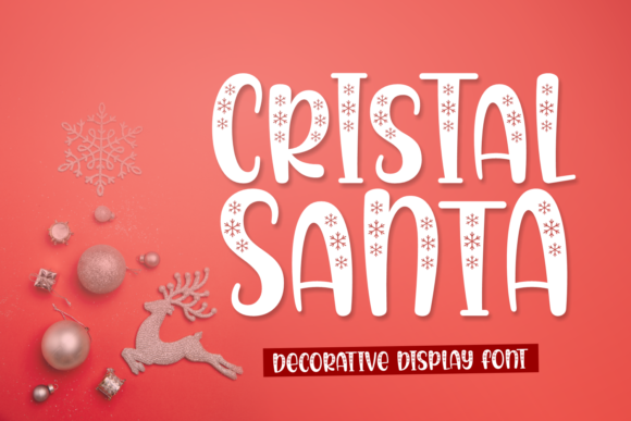 Cristal Santa Typeface Review: A Playful Holiday Decorative Font