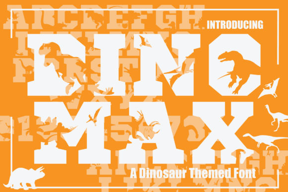 Dinomax Typeface Review: A Playful Decorative Font for Kids’ Projects