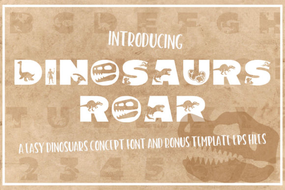 Dinosaurus Roar: A Creative Decorative Font for Bold Branding