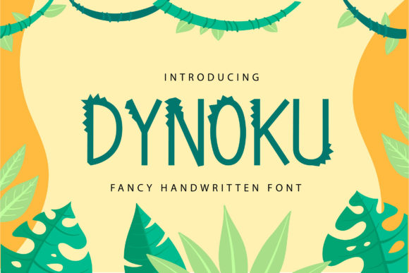 Dynoku Typeface Review: A Playful Decorative Font for Inviting Brand Identities
