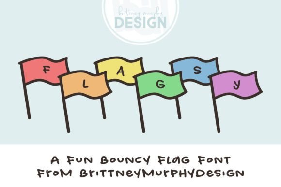 Flagsy: The Playful Decorative Typeface for Handmade Branding
