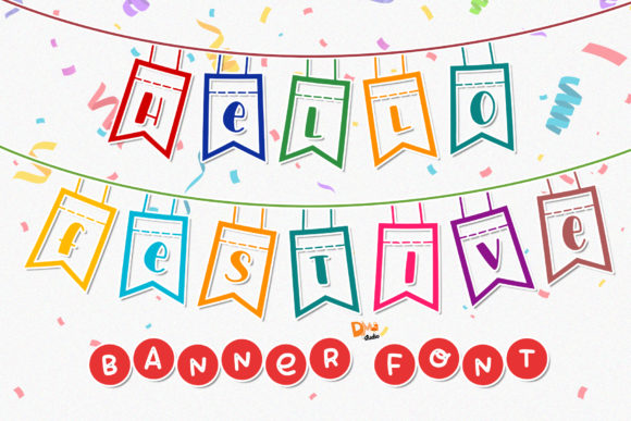 Hello Festive: A Jolly Decorative Typeface for Handmade Brands
