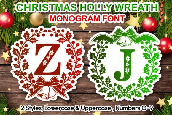 Holly Wreath: A Creative Font for Polished Brand Identity