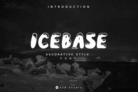 Icebase: A Wintery Decorative Typeface for Modern Web Design