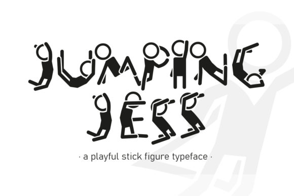 Jumping Jess: A Playful Decorative Typeface for Editorial Design