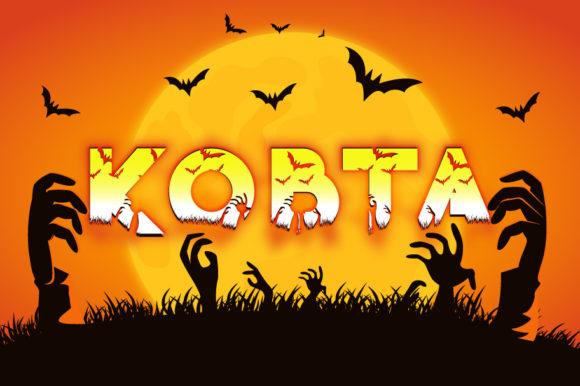 Kobta Typeface Review: A Spooky Decorative Font for Bold Branding