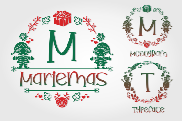 Mariemas Typeface Review: Festive Design for Digital Brands
