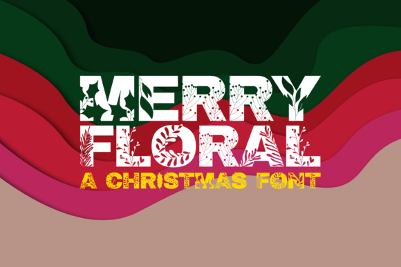 Merry Floral Typeface Review: A Festive Touch for Editorial Design