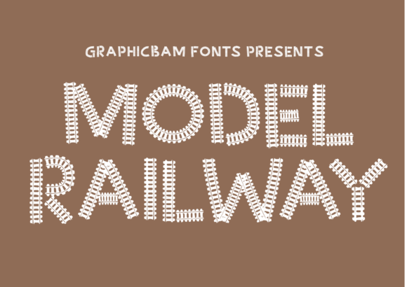 Model Railway: A Playful Decorative Typeface for Modern Web Design