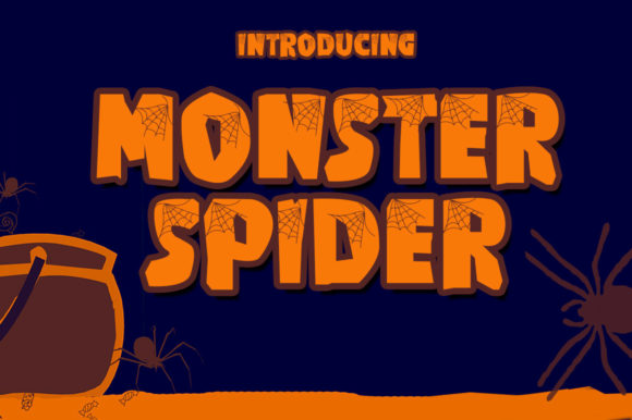 Monster Spider: The Decorative Typeface That Captures Attention Instantly