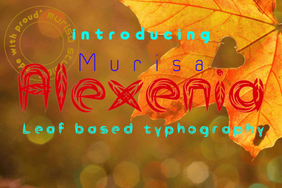 Murisa Alexenia: A Decorative Typeface for Distinctive Web Design