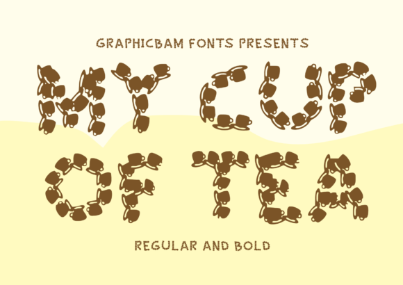 My Cup of Tea: A Creative Decorative Font for Engaging Campaigns
