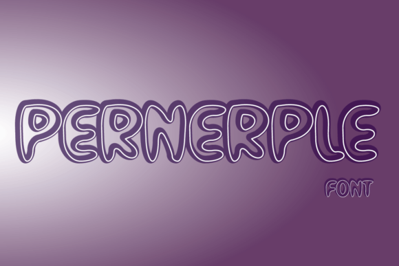 Pernerple Typeface Review: A Creative Decorative Font for Campaign Visuals