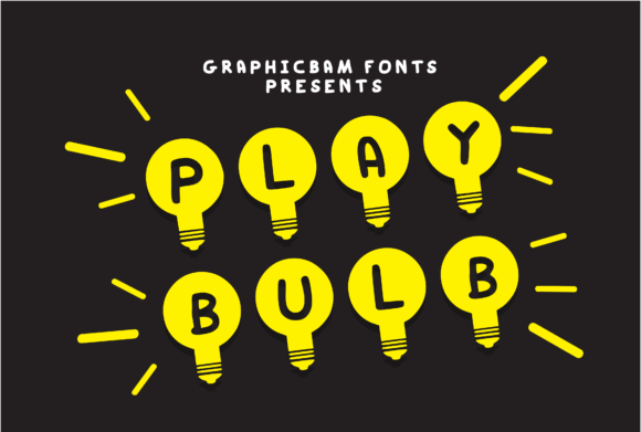 Play Bulb: A Creative Decorative Font for Editorial Design