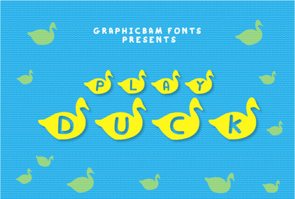 Play Duck: A Playful Decorative Typeface for Creative Branding