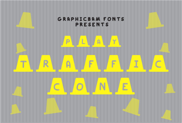 Play Traffic Cone: The Decorative Font for Fun, Successful Craft Products
