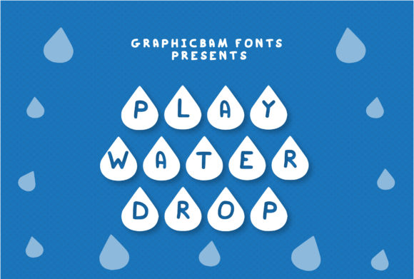 Play Water Drop: A Fresh Typeface for Creative Brand Identity