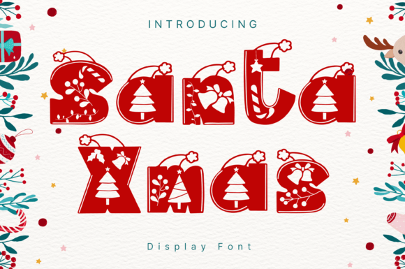 Santa Xmas Font: A Whimsical Touch for Your Brand’s Festive Typography