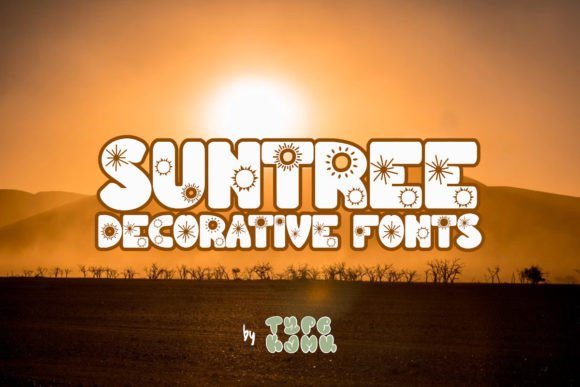 Suntree: A Bright Decorative Font for High-Impact Campaign Graphics