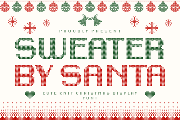 Sweater by Santa Font: A Festive Touch for Your Brand Identity