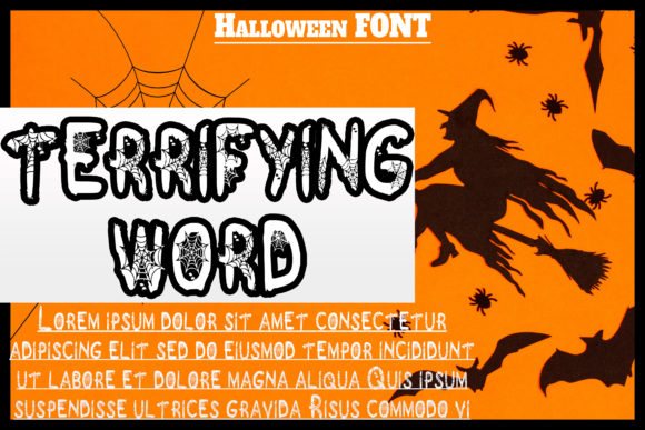 Terrifying Word Typeface Review for Spooky Digital Projects