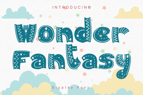 Wonder Fantasy Typeface: A Decorative Font for Editorial Creativity